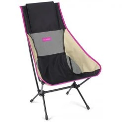 Siège Camping HELINOX CHAIR TWO BLACK/KHAKI/PURPLE 22 Noir / Beige / Violet