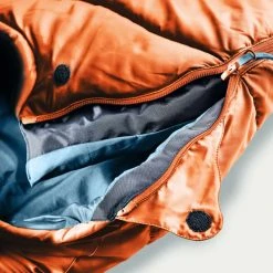 Sacs De Couchage DEUTER LITTLE STAR SAFFRON-SLATEBLUE 22 Orange -Materiels camping Boutique 9 106637 little star saffron slateblue 3720021 9315 03