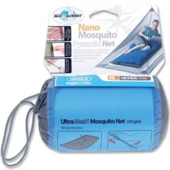 Moustiquaires De Voyage SEA TO SUMMIT NANO MOSQUITO PYRAMID NET SINGLE 22 Gris