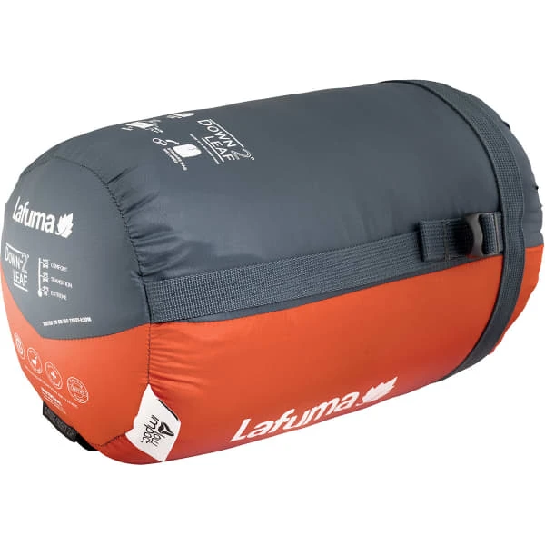 Sacs De Couchage LAFUMA DOWNLEAF -2° NORTH SEA/PAPRIKA 23 Orange / Gris 3 Sacs De Couchage LAFUMA DOWNLEAF -2° NORTH SEA/PAPRIKA 23 Orange / Gris – Image 3
