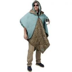 Sacs De Couchage KELTY HOODLIGAN BLANKET TRELLIS/BACKCOUNTRY PLAID 22 Vert -Materiels camping Boutique 9 88624 35430321tls 03