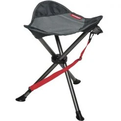 Siège Camping TRIGANO TABOURET ACIER GRIS / NOIR 22 Gris / Noir