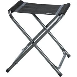 Siège Camping TRIGANO TABOURET PLIANT ALU NOIR 22 Noir / Gris